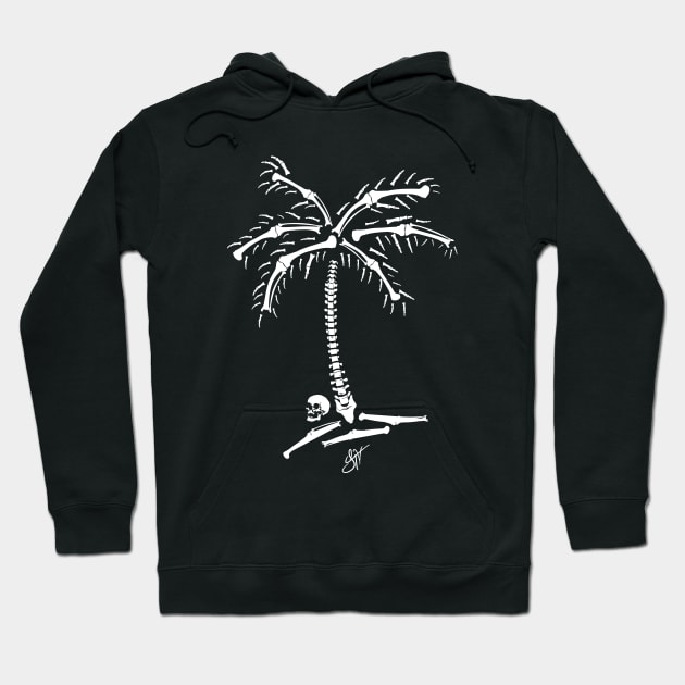 JTV "Skull and Bones" Palm Tree Tee - Big Hoodie by jhonithevoice